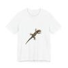 Lizard Smoking A Cigarette Funny Humor Unisex Jersey Short Sleeve Tee