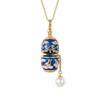 Overseas Popular Flower Star Moon Animal Marine Element Opening And Closing Pendant Copper Necklace Gift