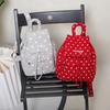 Polka Dot Small Backpack, Korean Leopard Print Schoolbag, Small Backpack