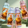 1PC Farm Rooster Decoration 750ml Color Plastic Sports Water Bottle Leakproof Flip Straw Lid Suitable for Sports Office Home Use
