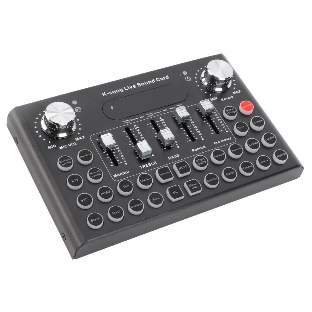 Sound Mixer Compact 820mah 18pcs Special Effect Buttons 5pcs Sound Buttons 7pcs Function Buttons