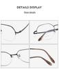 Dr. Lori's Ultra-Light Semi-Rimless Pure Titanium Eyeglass Frames for Myopia with Danyang Lens Fitting