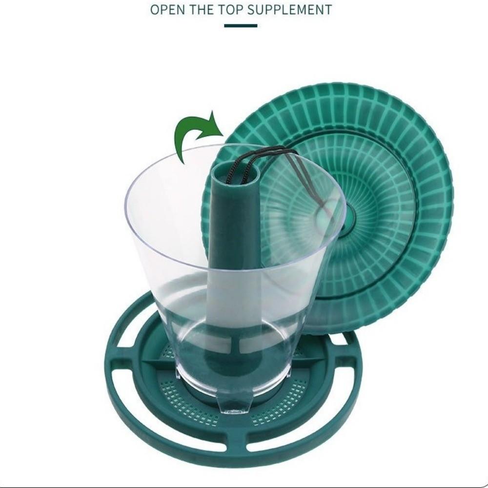 Waterproof Hanging Wild Bird Feeder Durable Large Capacity Feeding Station Plastic with Roof Bird Food Container Balcony