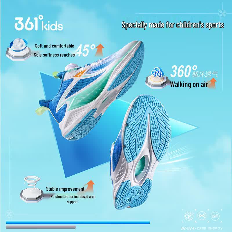 361° Wind-Through 6.0 Kids  Lightweight Running Shoes 37