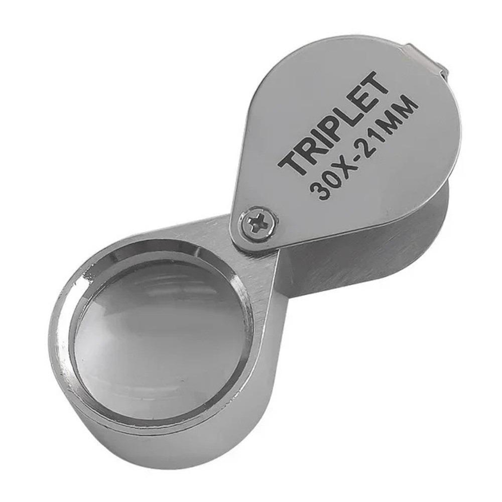 10X Pocket Loupe Magnifier Foldable Reading Magnifiers Gifts Diamond Jewelers Eye Glass Tool