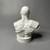 Nordic God of War Kratos Plaster Sculpture Model Countertop Ornaments Modern Sketch Character Statue Crafts Interior Decoration