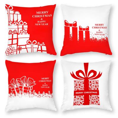 Nordic New Year Pillowcase Christmas Cushion Cover 40x40 45x45 50x50 60x60 Decorative Pillowcase for Living Room Home Decore