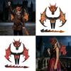Ensemble Masque et Queue d'Aile de Dragon Ensemble Cosplay Dinosaure pour Enfants Filles Garçons Halloween Costumes de Dragon pour Fête à Thème Décor