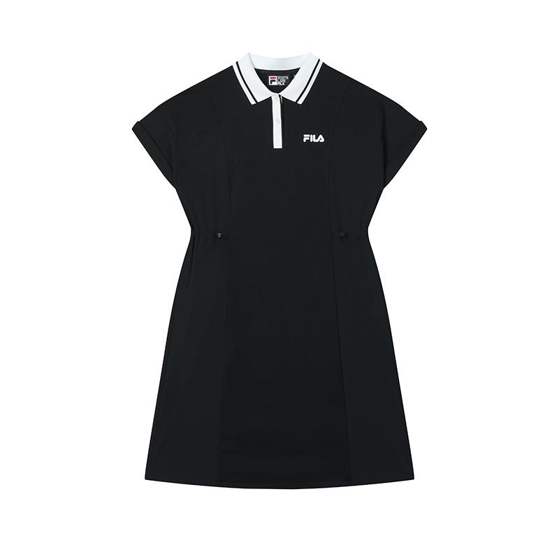 

New FILA HERITAGE BASKETBALL Short Sleeved Dress Women s Legend Blue F11W428306FNV 155/76A/XS