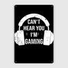 Im Gaming Funny Metal Sign Wall Mural Mural Vintage Wall Decor Tin Sign Posters