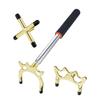 Scott Edward Telescopic Billiard Bridge Removable Stainless Steel Billiard Table Accessory Cue, 3-Piece Bridge,
