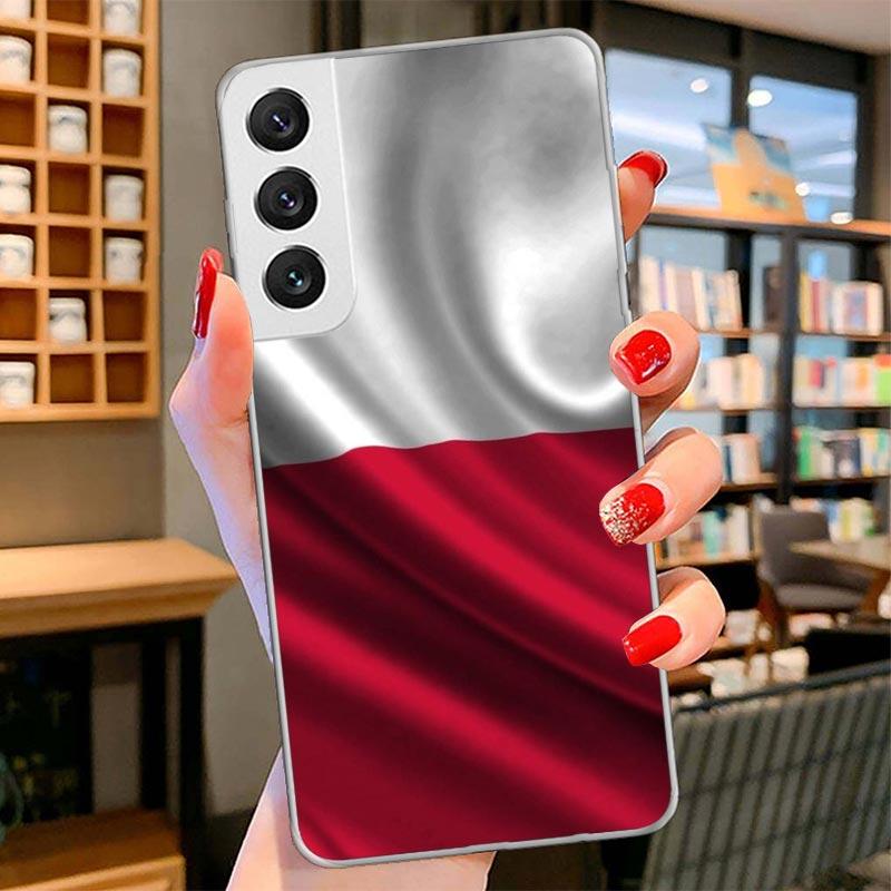Poland Flag Cover Phone Case For Samsung Galaxy S26 S25 Edge S24 Ultra S23 S22 Plus S21 S20 FE Soft Fundas Shell Galaxy S25 S24
