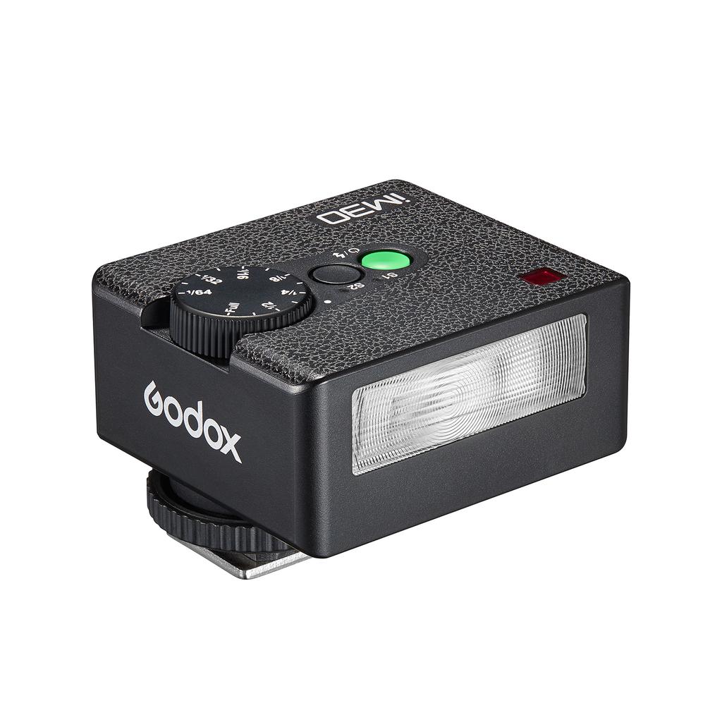 Godox IM30 mini-kaamera välklamp GN15 kaamera Speedlite 7 võimsustaset 3,6 s taaskasutusaeg