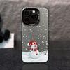Christmas Cute Snowman for iPhone17ProMax Christmas Mobile Phone Protective Case Apple 15 Niche 16 Factory
