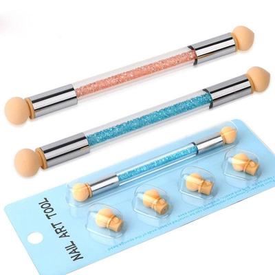 Nail Art Dual-Ended Sponge Blending Pens - 4pcs for Smooth Gradient Transitions