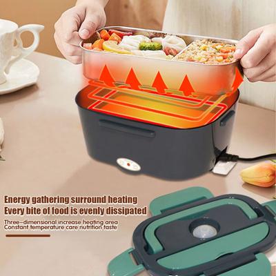 Electric Lunch Box Food Heater Large Capacity Leak-proof Dishwasher Safe Portable Food