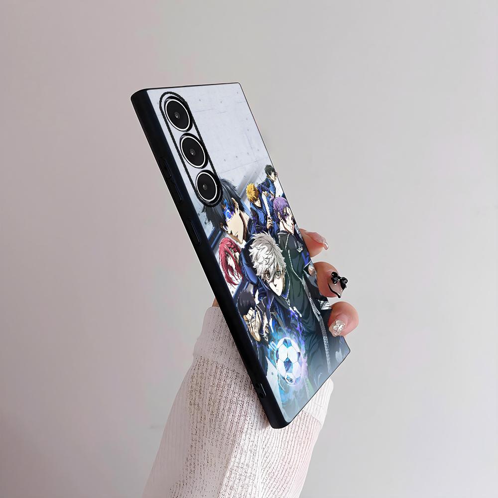 Coole B-Blue Lock Anime Handyhülle Für Samsung Galaxy S25 S24 S22 S23 Ultra S21 S20 Plus 5G Mattierte Rutschfeste Vollabdeckung Hülle