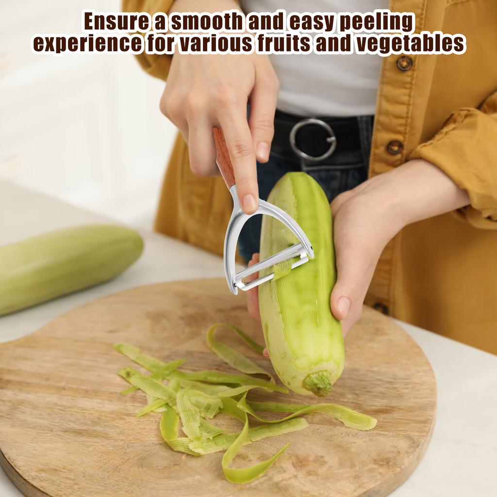 Kitchen Vegetable Peeler Stainless Steel Melon Planer Double-Head Peeler Household Multiple-Function Fruit And Vegetable Peeler