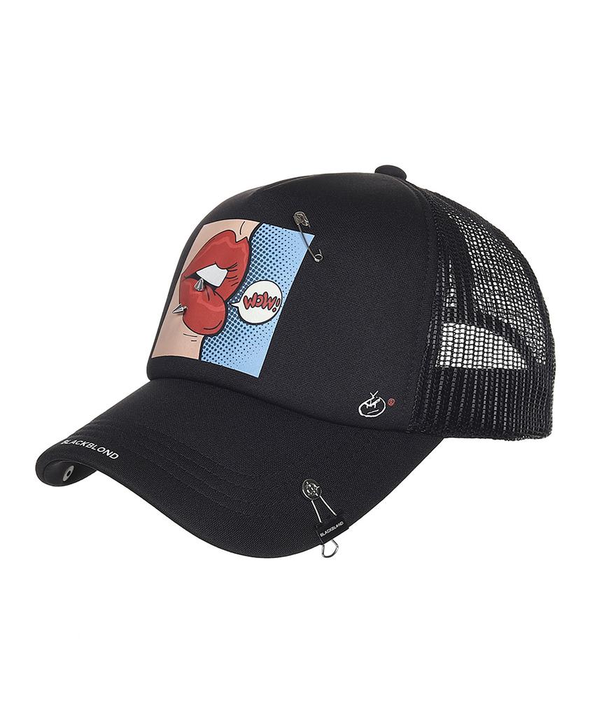 BLACKBLOND Bbdi Pop Clash Trucker Mesh Cap Dark Version (Black)