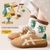 Children's Cartoon Mid-Calf Socks - 5 Pairs for Boys and Girls (Spring, Autumn, Winter)