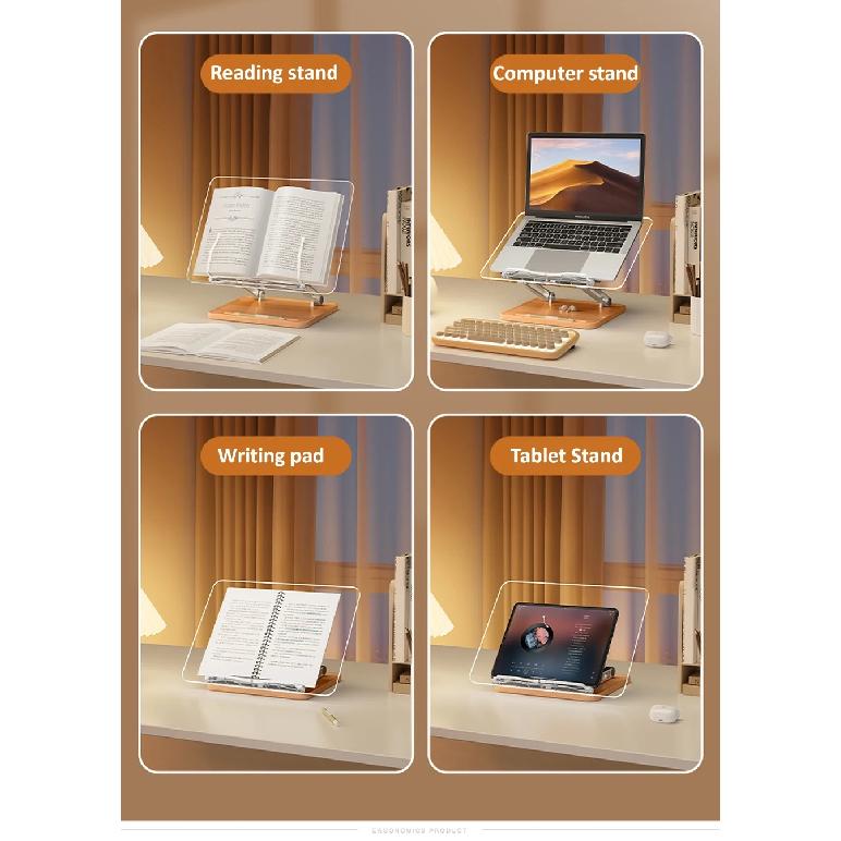 Reading stand Transparent acrylic Multifunctional lifting Children's bed Reading reading stand Desktop stand