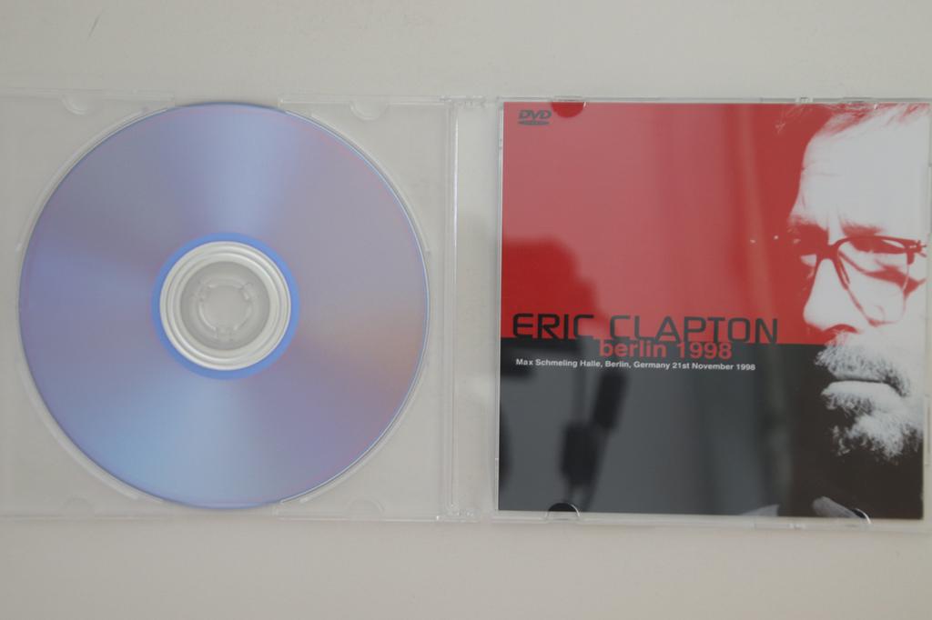 DVD ERIC CLAPTON - Berlin 1998 NONE NOT ON LABEL Unknown Rock Used