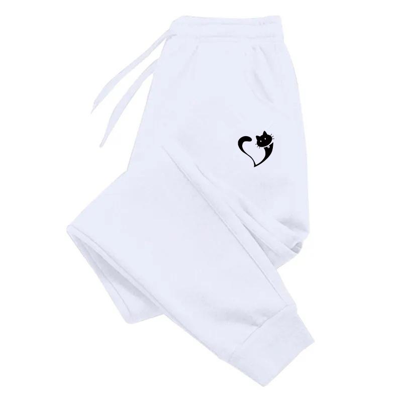 Cat Printed Autumn And Winter Men Pants New Clothing Casual Trousers Sport Jogging Tracksuits Sweatpants Pants S