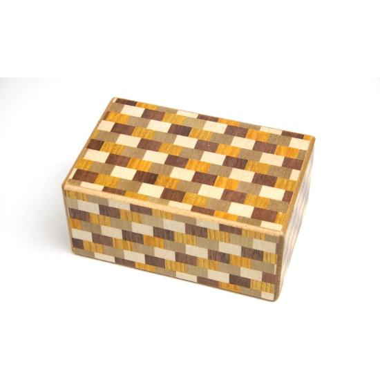 

Коробка-головоломка Хаконе Маркетрі на 27 ходів (5 Розмір Сонця) - Візерунок Цегла