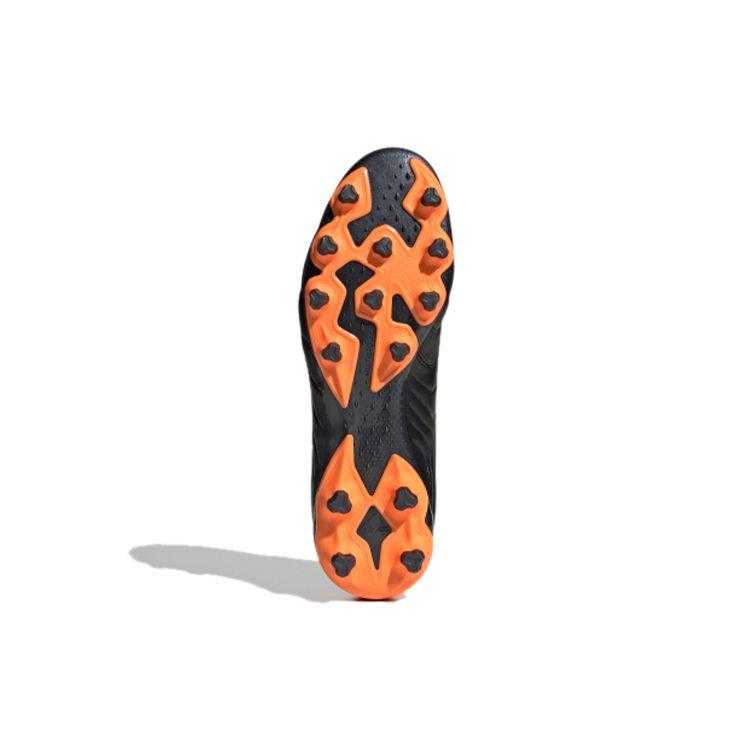 Adidas Copa 20.3 Round Toe Lace-Up MG (Rubber Short Studs) Slip-Resistant Durable Soccer Shoes Men Soccer Shoes Black Orange EH0907