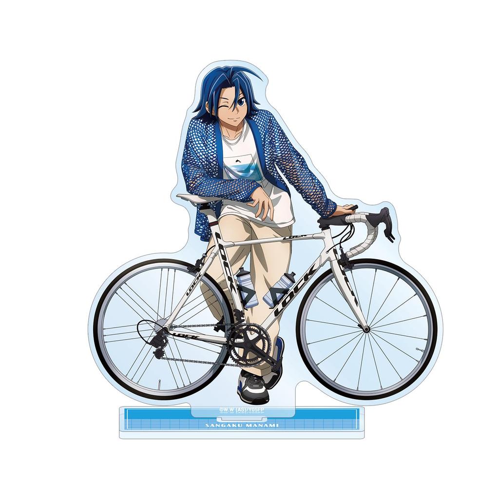 Yowamushi Pedal LIMIT BREAK Original Manami Sangaku Casual Clothes x Road Bike Big Acrylic Stand Illustration Ver.
