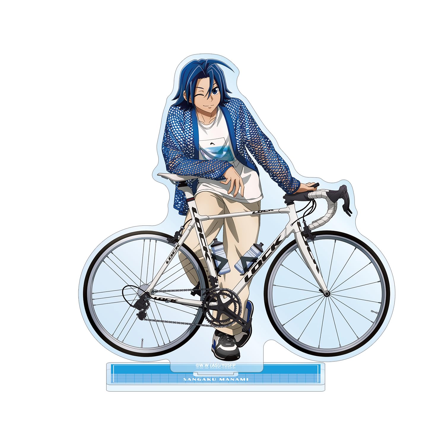 

Yowamushi Pedal LIMIT BREAK Original Manami Sangaku Casual Clothes x Road Bike Big Acrylic Stand Illustration Ver.