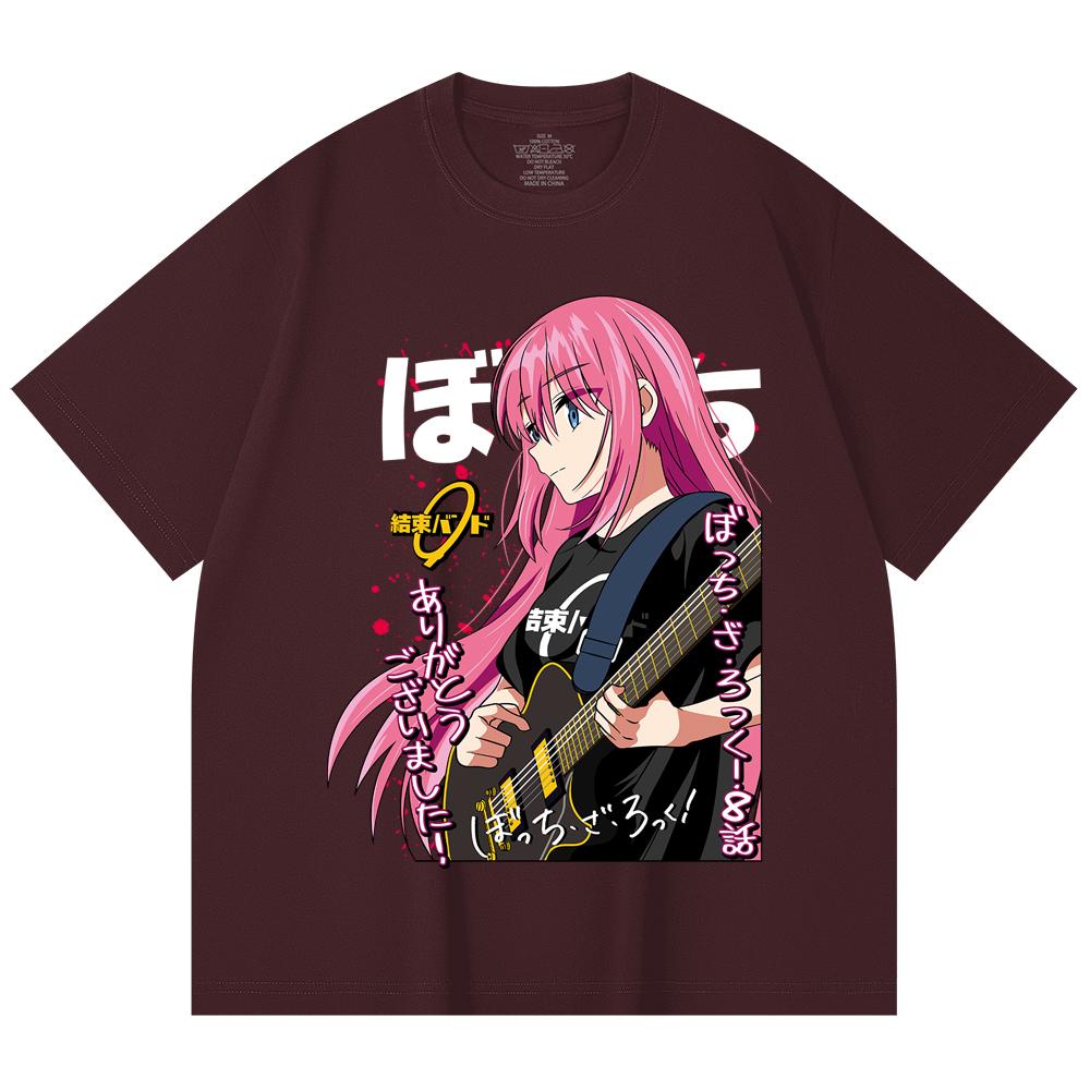 

230 Gsm 100% Cotton Bocchi The Rock V4 Print Unisex Heavy Cotton T Shirt 2XL