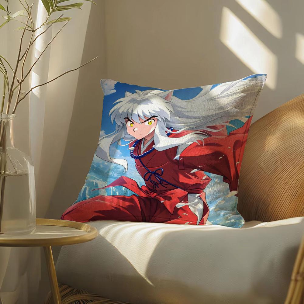 Inuyasha Pillow Case Pillowcase, Double-Sided Printed, Sofa Cushion, Bedroom Headboard