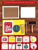 New Year Picture DIY Woodblock Printing Set: Non-Legacy Handmade Template Kit for New Year's Day Activities.