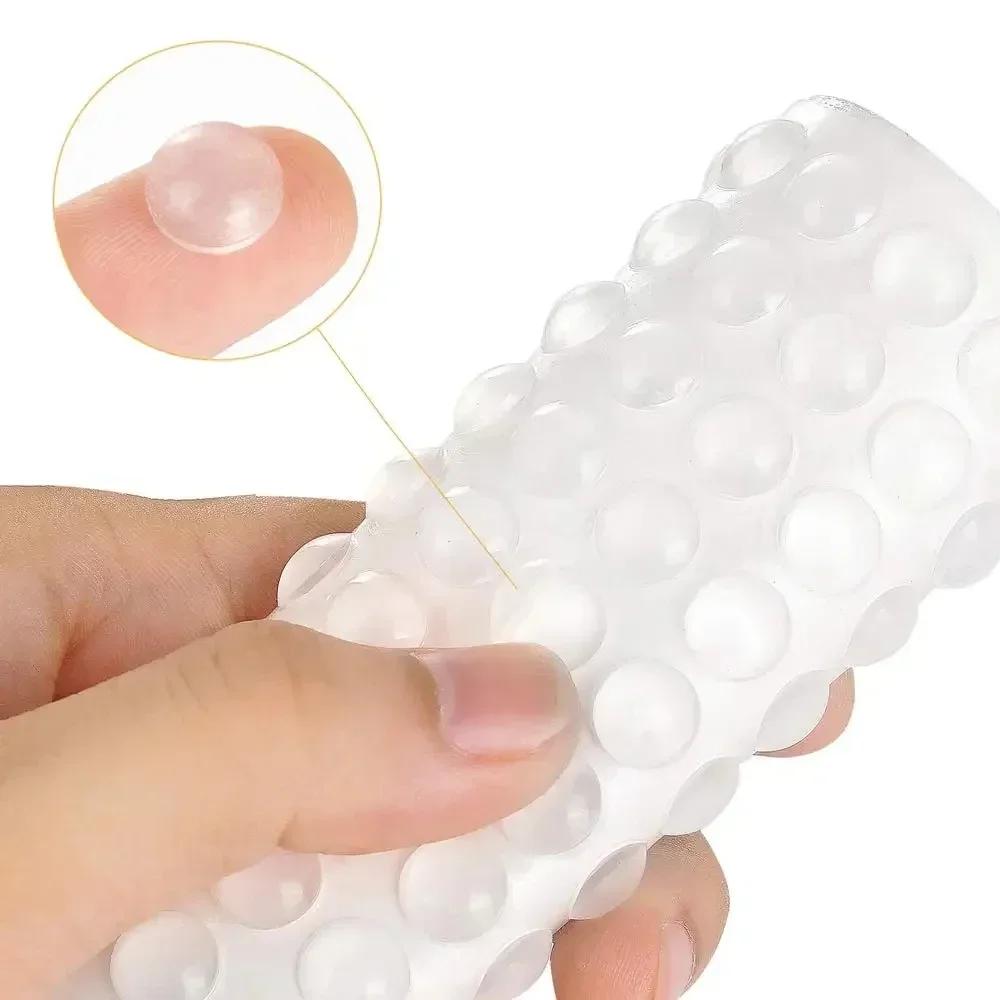 300/6 Stück Selbstklebende Transparente Türstopper Gummidämpfer Puffer Schrankpuffer Silikonmöbelpunkte Kissen Schutzpolster