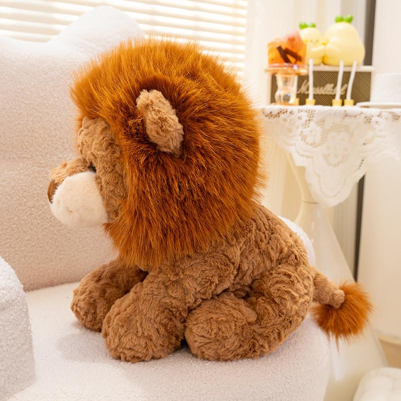 Plush Lion Toy With Pp Cotton Filling For Children Gift And Comfort