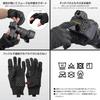 HAKUBA Everyday Photo Gloves 3D Cut Touchscreen Cold Weather Finger 4977187327021 [Small, Black] Foam, Compatible, Protection, Water-Repellent,