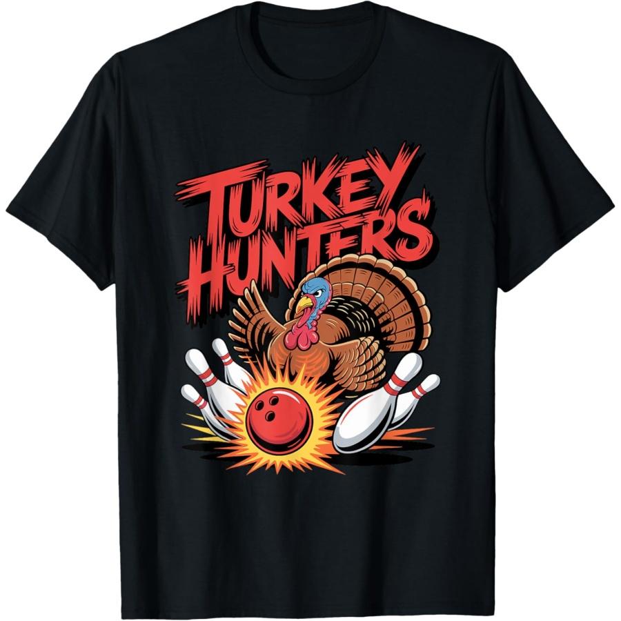 

Turkey Hunters Mens Bowling T-Shirt XXXXXL чорний