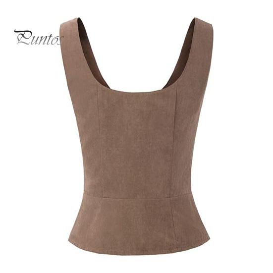 Weste für Damen mit Schnürung, Riemen, Renaissance, Vintage, quadratischer Ausschnitt, ärmellos, mittelalterlich, schmale Passform, einfarbig, Halloween, Cosplay, Performance-Oberteil