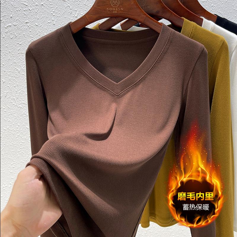 Black Women's Long-sleeved Summer New Half-sleeved Slim-fit T-shirt Simple Versatile Top Women