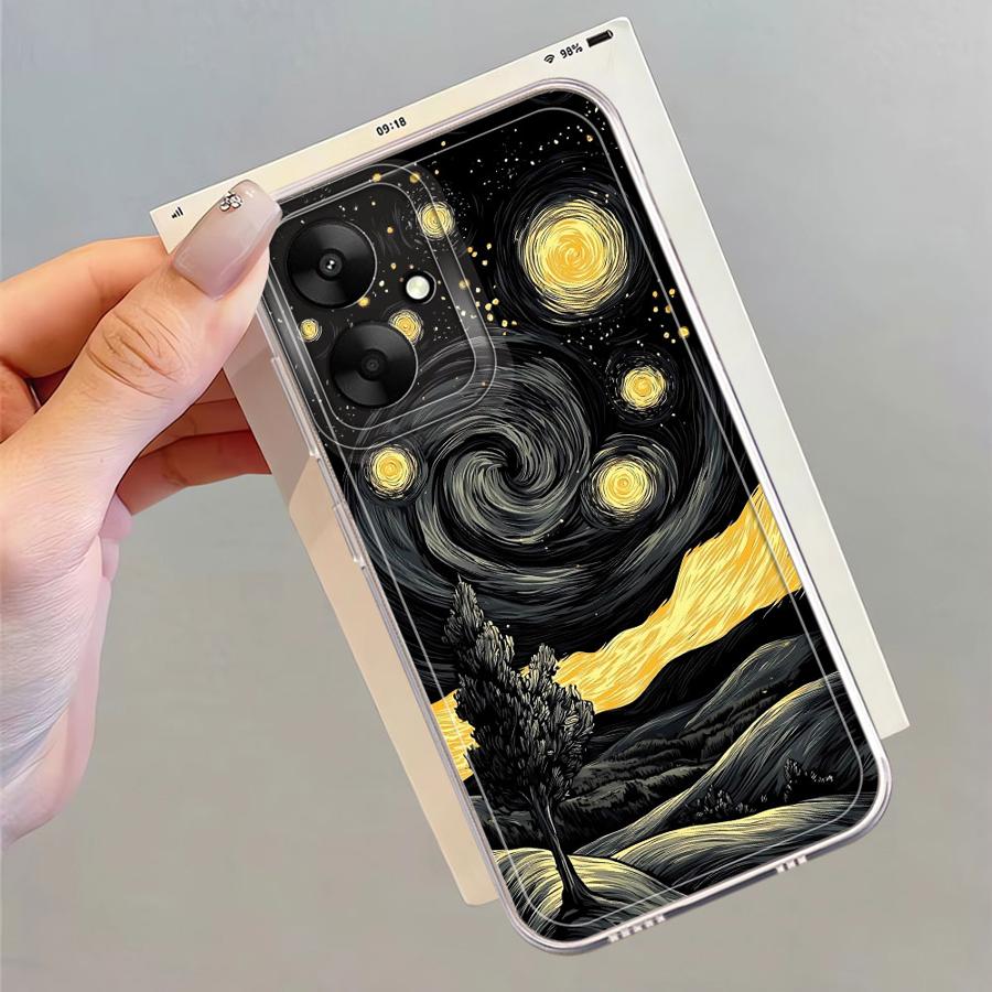 Soft Phone Cover Case for Xiaomi Poco X3 Pro X3 NFC Van Gogh Night Sky