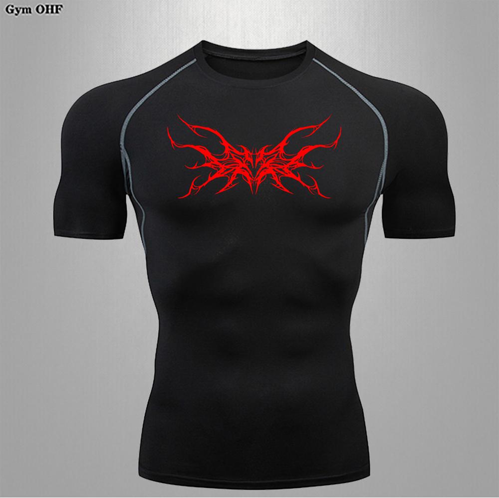 Man Compression T Shirt Gym Fitness Training Running Quick Drying Sports Shirt Summer Shaping Slimming Comfortable Men T Shirts