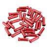 50 Pcs Road Bike Cable End Caps Aluminum Alloy Cable End Crimps Brake Shifter Cable End Tip Durable Shifter Cable Ends