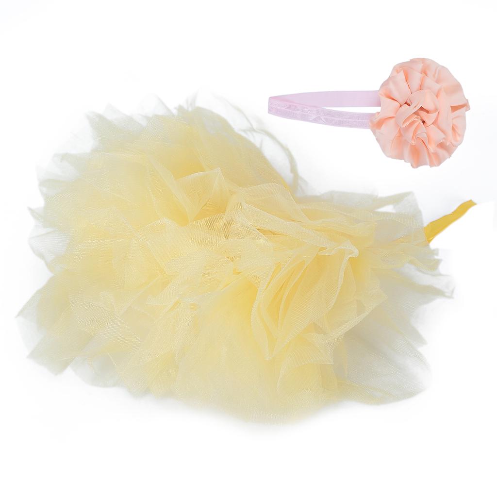 Infant Baby Girls Photography Prop Puffy Skirt Headband Baby Photography Accessories