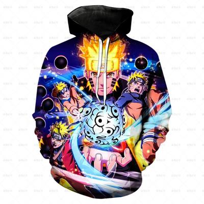 Naruto Naruto Organization Kakashi Lustful Immortal Same 3D Printed Hoodie Hoodie COS Children Thick Hoodie Vaikiškas gobtuvas
