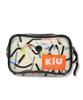 KiU Clear Clear Pouch, PVC Pouch, Mini Pouch, Makeup Pouch, Beach, Outdoor, Festival Pouch, PVC Pouch Medium, Men's and Women's, Geometric Off-White,