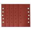 Hook and Loop Sandpaper 115 X 230 Mm, P240, 5 Pcs., With 10 Holes