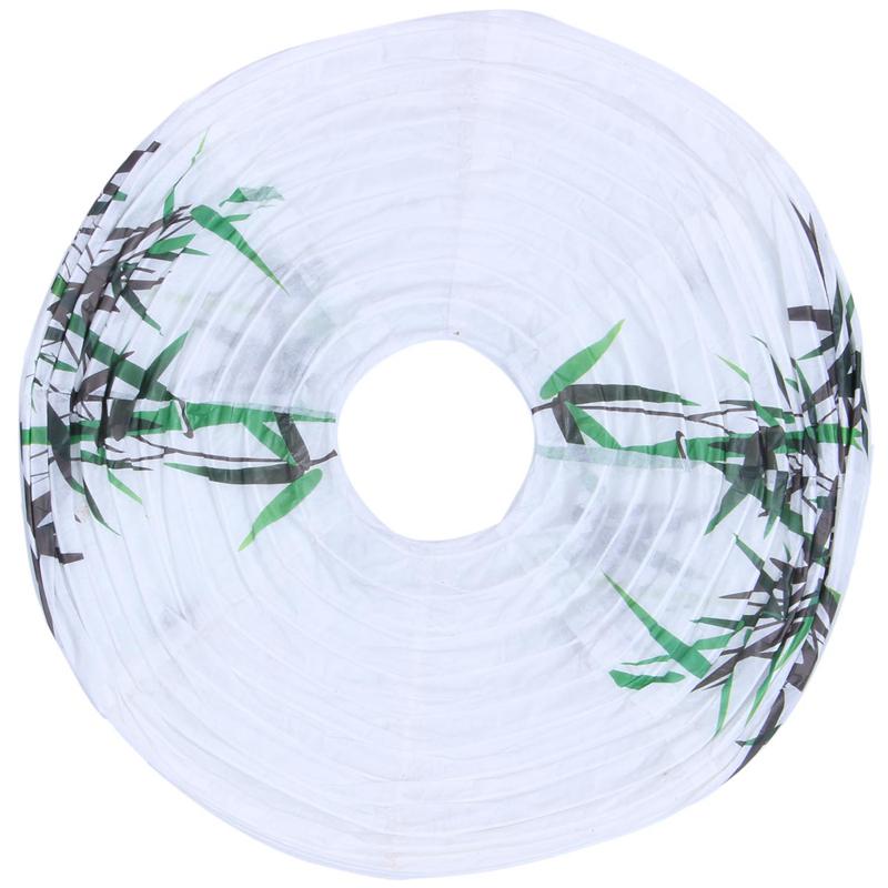 30cm Abażur Lampion Papierowy Styl Orientalny Dekoracja Świetlna Chiński , Bambus