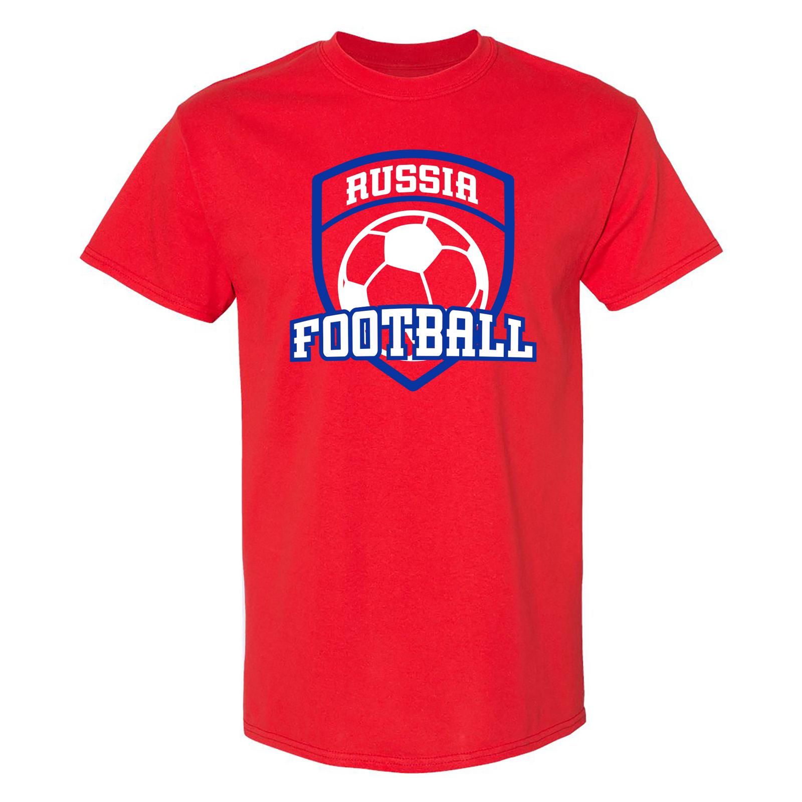 Russia Football Soccer Sports T Shirt Red M