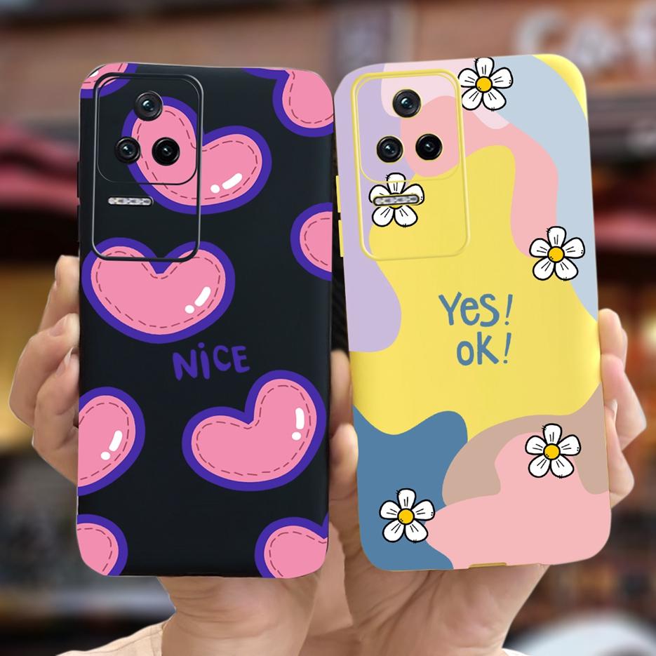 Für Xiaomi Poco F4 Hülle Buntes Kunstmuster Rückseite Für Xiaomi Poco F4 GT PocoF4 Handyhülle 6,67'' Weiches Silikon Fundas Capa